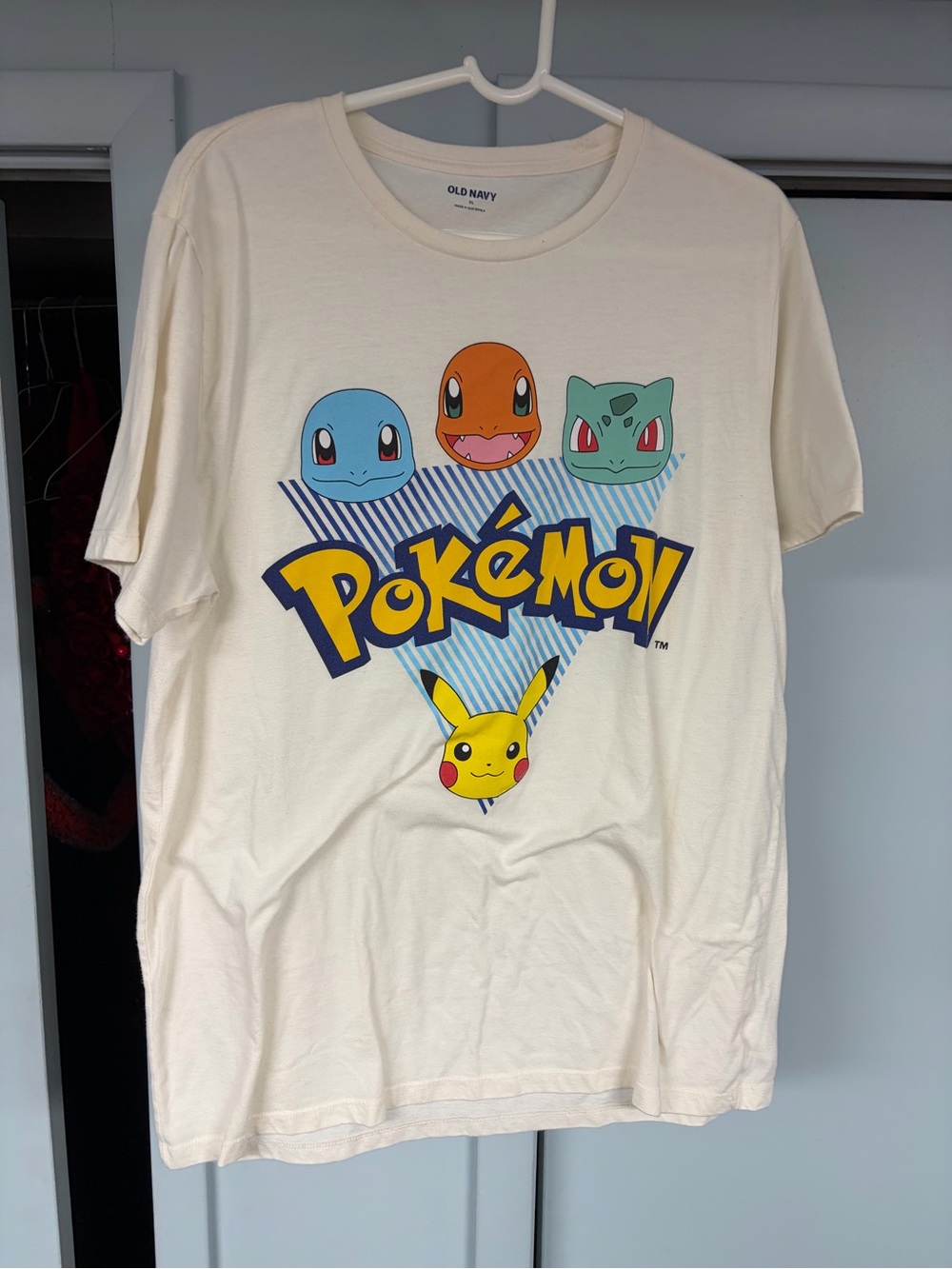 POKEMON x Old navy collaboration design limited edition Nintendo shirt size XL